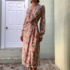 Art Dealer Floral Print Dress